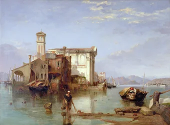 Blick auf das Mittelmeer, 1834-35
